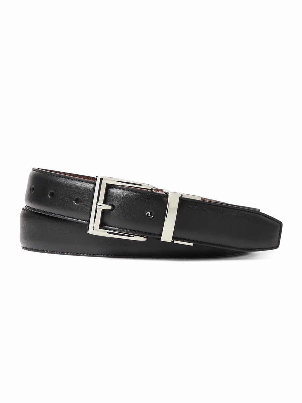 Polo Ralph Lauren Reversible Leather Belt Black Brown Size 40 NWT